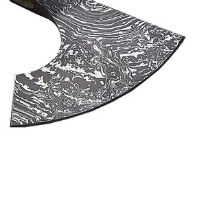Tête de hache Tomahawk en acier Damas personnalisée faite à la main Tête de hache d'extérieur de qualité supérieure à vendre Hache Viking motif Damas - Product Image 6