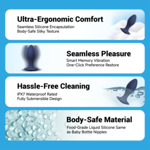 <span class=keywords><strong>Plug</strong></span> Anal de Silicone Líquido Unissex Brinquedos Sexuais para Adultos para Homens/Mulheres Treinador Anal para Casais - Product Image 6