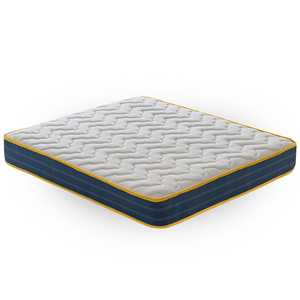Materasso a molle insacchettate 800, altezza 25 cm, ortopedico, rigidità H3, 100% schiuma italiana HR, 6 cm indeformabile, per camera da letto contemporanea - Product Image 2