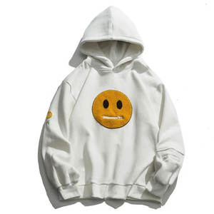 Sudadera con capucha de gran tamaño para hombre de diseño premium hecha a medida, sudaderas con capucha sublimadas de invierno con estampado grueso de lana informal para hombre - Product Image 1