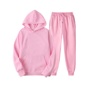 Chándal de entrenamiento de lana Tech para gimnasio de dos piezas para hombre, traje de jogging de invierno de diseño personalizable en talla XL - Product Image 2