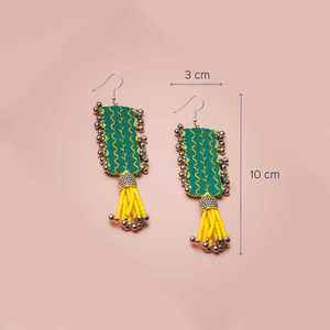 Boucles d'oreilles festives en forme de crâne, personnalisées, multi-perles, bijoux de fête pour femmes, au meilleur prix. - Product Image 5