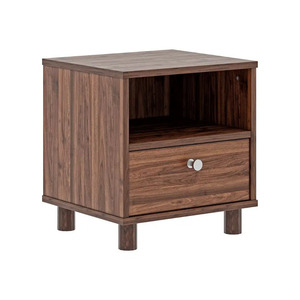 <b>Night</b> <b>Stand</b> Table Sofa Side Table Bedside Furniture in Mango Wood With Rosewood Finishes for Bedroom Living Room Office - Product Image 1