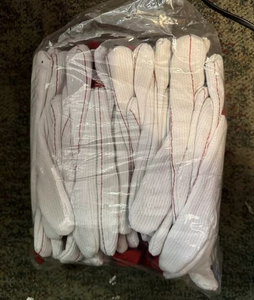 ถุงมือหนังแท้แบบเต็มนิ้วสำหรับงานหนัก บริการ OEM ถุงมือผ้าฝ้ายหนังแท้ ระบายอากาศได้ดี - Product Image 5