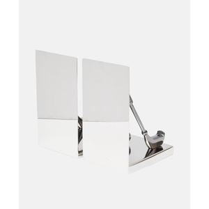 Porte-livres de bureau en forme de bâton de golf et de balle, poli miroir, organisateur de livres, de magazines et de journaux, porte-livres décoratif, décoration de la maison, cadeaux - Product Image 2