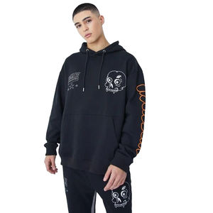 Trendy Baggy Oversized Mens Winter Tracksuit Regular Fit Two Piece <b>Hoodie</b> and Jogger Set Custom Logo 100% Cotton Wholesale - Product Image 3