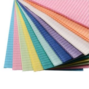 Bavettes dentaires médicales personnalisées avec logo, plusieurs couleurs, 125 pièces, 3 plis, jetables, imperméables - Product Image 2