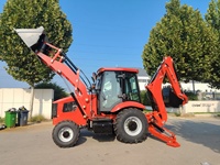 Chargeuse-pelleteuse diesel 4x4 de 2,5 tonnes, mini-tracteur, chargeuse sur pneus, fabrication originale chinoise