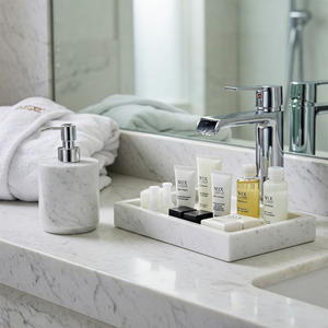 Distributeur de savon liquide au marbre moderne Fabricant de commandes en gros Conception de luxe Fournisseur en gros à bas prix - Product Image 1