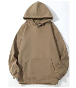 New Fashion Blank Hoodies 360GSM Weighted Solid Polyester/Cotton Regular Fit Pullover <b>Dropshipping</b> Casual Heavy Embroidered - Product Image 3