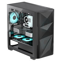 Temperli cam PC S-X6M06 şasi ile masaüstü bilgisayar en popüler OEM oyun oyun bilgisayarı durumda oyun