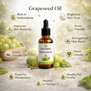 Huile de pépins de raisin végétalienne naturelle, extrait biologique pour l'hydratation de la peau et les soins capillaires, sans cruauté, meilleur prix - Product Image 2