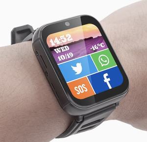 Global Unisex Fitness Tracker Watch Smartphone 4G Ba Health Management Android OS Rectangular IPS Display Sos Function Silicone - Product Image 4