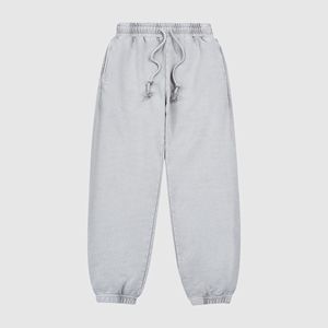 Pantalones de chándal unisex de algodón de alta calidad personalizados de talla grande estilo casual de invierno transpirable con parte delantera plana para hombres y mujeres - Product Image 1