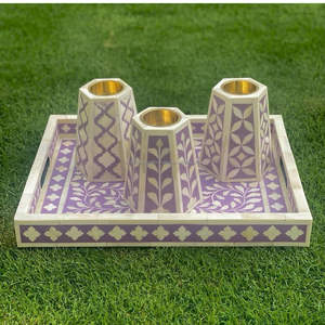 Elegante artesanía de lujo Material de semilla incrustaciones de perlas Mubakhar incrustaciones de hueso Bakhoor caja pequeña hogar acento hecho quemador de carbón precio bajo - Product Image 2