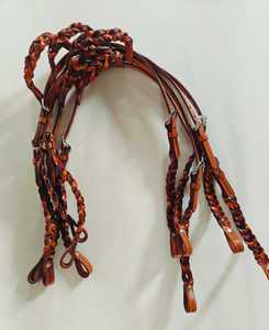 Bridon en cuir tressé à la main style western avec harnais et ferrures en acier inoxydable - Product Image 5