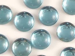 Magníficas cabinas redondas de Aguamarina natural perfectas para hacer joyas, uso de piedras preciosas sueltas de Aguamarina azul genuina a precios a granel OEM - Product Image 2