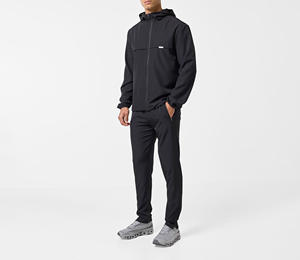 OEM/ODM 100% coton survêtement pour hommes logo brodé personnalisé poids lourd 480GSM couleur unie streetwear homme jogging ensemble - Product Image 1