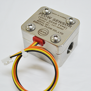 Capteur de débitmètre ultra-micro DGT-003SI professionnel coréen Support OEM personnalisable avec filetage interne de type engrenage ovale - Product Image 2