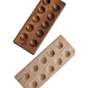 Organisateur de stockage d'oeufs de plateau d'oeufs en bois de bambou de la meilleure qualité pour l'usine d'OEM Vietnam de cuisine - Product Image 1