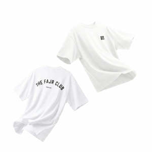 T-shirts modestes de la collection Fajr Club, décontractés, à manches courtes, 100% coton, respirants, pour toutes les saisons - Product Image 5