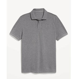 Camiseta para exteriores, camisa de secado rápido sin planchado, Polo de manga corta 100% perla de Color sólido para hombre - Product Image 6