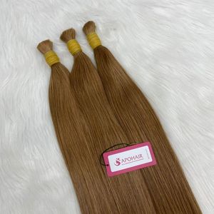 Cabello vietnamita Proveedores de cabello liso sin procesar Color marrón liso a granel vietnamita - Product Image 3