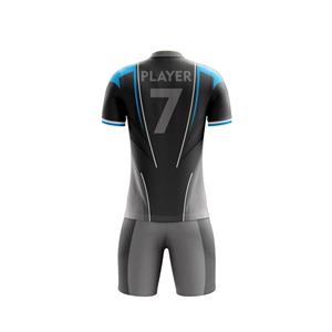 เสื้อฟุตบอลแขนสั้นชุดฟอร์มฟุตบอลผ้าโพลีเอสเตอร์ออกแบบได้ตามต้องการ - Product Image 4