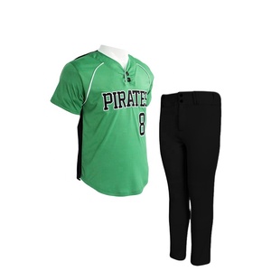 Estilo superior Nombre del equipo logotipo número impresión deportes béisbol uniforme mujeres y hombres con la mejor calidad para la venta caliente - Product Image 2