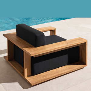 ส่วนเฟอร์นิเจอร์โซฟาสำหรับหนึ่งคนที่จะนั่งในบ้านหรือกลางแจ้งด้วยเบาะนุ่มในสไตล์ทันสมัย - Product Image 3