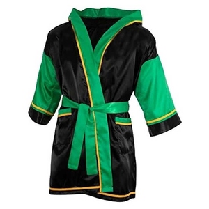 Más vendidos, la mejor calidad, 100% algodón, Kick Boxing, bata de boxeo con capucha, personalizada para competición de lucha libre Unisex, SI-BR-012 - Product Image 2