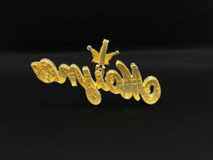 Pendentif personnalisé en acier inoxydable de qualité supérieure, hip-hop, serti de diamants CZ glacés - Product Image 2