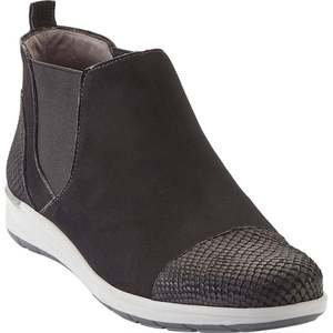 Stivaletti da Donna Osmond Neri con Punta Affusolata e Chiusura con Lacci, Misura 5.5, Altezza Metà Polpaccio, Traspiranti - Product Image 1