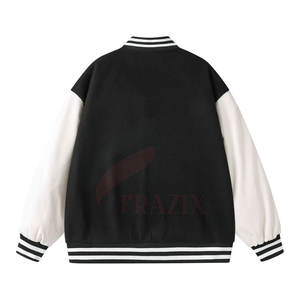 Veste Letterman pour homme, best-seller de la mode d'hiver, col montant, 100% coton, haute qualité, respirante, coupe-vent - Product Image 2