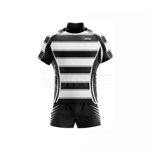 Conjunto de uniforme de rugby profesional para hombre personalizado transpirable secado rápido 100% poliéster ropa deportiva con logotipo personalizado para uso en equipo - Product Image 6