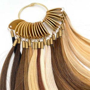 Anillos de Muestras de Color Balayage para Cabello Remy, Novedad 2023, Muchos Colores, Extensiones de Cabello Vietnamitas para Salón - Product Image 1