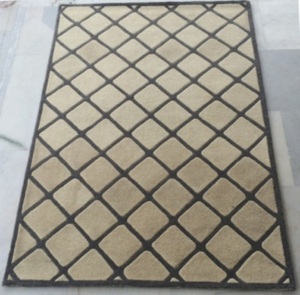Alfombra India personalizada, hecha a mano, 100% Lana, para hoteles y hogar, diseño Simple - Product Image 4