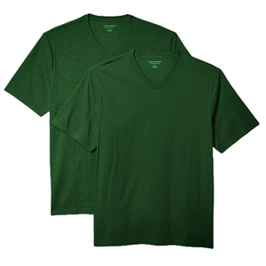 OEM Men's Fashion Plus Size Cotton T-<b>Shirt</b> Soft Cotton Jersey Breathable Comfortable Custom Print V-Neck Hot Sale <b>Black</b> - Product Image 6