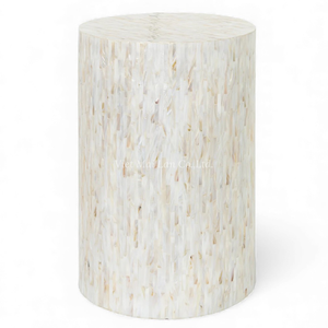 Tabourets en nacre en gros, meubles en incrustation de coquillages faits à la main pour les fournisseurs d'intérieur - Product Image 2