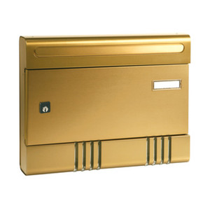Alubox Cassetta Rivista in Alluminio Bronzo Art. Signore/E - Product Image 1