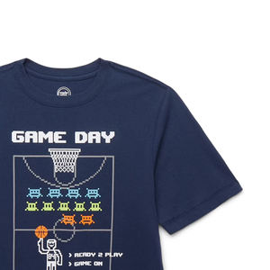 Camiseta de Manga Corta con Cuello Alto de Algodón Premium, Costuras Duraderas, Tacto Suave, Colores Vibrantes, Corte Vintage, Tela de Algodón - Product Image 6