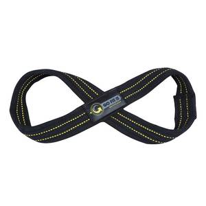 Logo personnalisé réglable entraînement Fitness Gym équipement d'haltérophilie fait propre rembourré Figure 8 sangles - Product Image 5