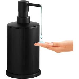 Wall Mounted Metal Soap Dispenser For Space Saving <b>Bathroom</b> Organization With Convenient And <b>Clean</b> Design - Product Image 3