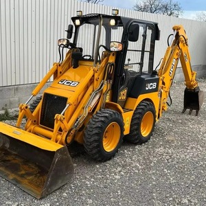 รถตักขนาดเล็ก JCB 1CX รถตักขนาดเล็กพร้อมรถตักด้านหน้าและล้อแบคโฮส่วนประกอบหลักของมอเตอร์เครื่องยนต์ - Product Image 1
