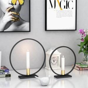 Nuevo candelabro colgante de hierro de Metal de forma única para decoración de jardín al aire libre con revestimiento negro mate - Product Image 6