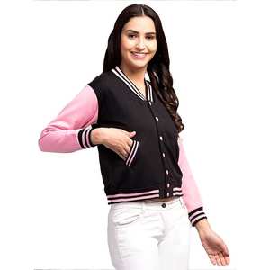 2025 haute qualité femmes université veste broderie personnalisée Baseball Letterman manteau mode collège Style Streetwear en gros - Product Image 6