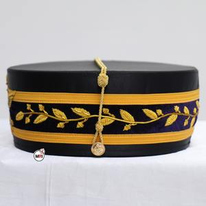 มงกุฎมือปราบศัตรูพันธุ์ระดับ 33 ปีกขึ้น ปักด้วยมือ สีดำ งานสั่งทำพิเศษ คุณภาพสูง ผลิตในประเทศปากีสถาน - Product Image 3