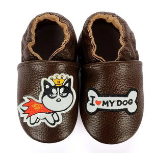 İlkbahar sonbahar yeni stil bebek öğrenme ayakkabı kaymaz zemin ayakkabı bebekler için yumuşak alt ile 6-12 ay yumuşak deri taban OEM - Product Image 2