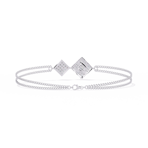 Bracelet en or 18 carats avec diamants de laboratoire fabuleux, magnifiques bracelets et joncs en diamants - Product Image 3