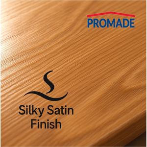 Vernis pour bois d'intérieur personnalisable, à base d'eau, finition satinée, couleur noisette, faible teneur en COV, sans solvant, 375 ml. - Product Image 4